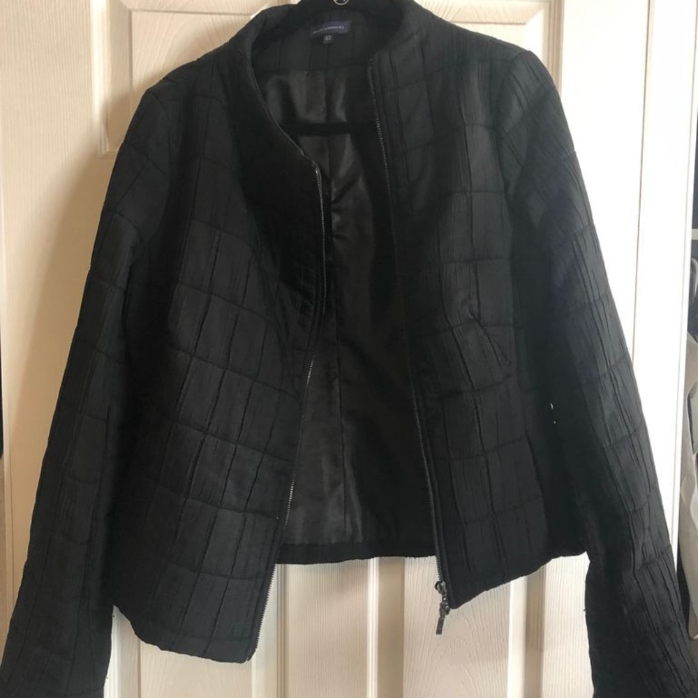 Adolfo Dominguez Black Stylish Jacket